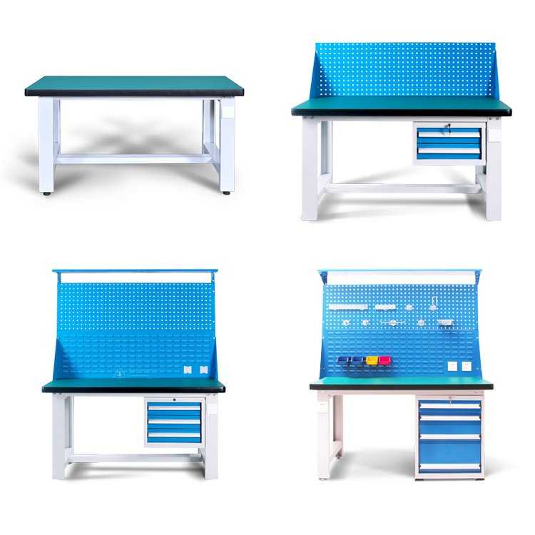 重型工作臺鉗工臺生產(chǎn)車間防靜電流水線實驗操作臺裝配維修工具桌