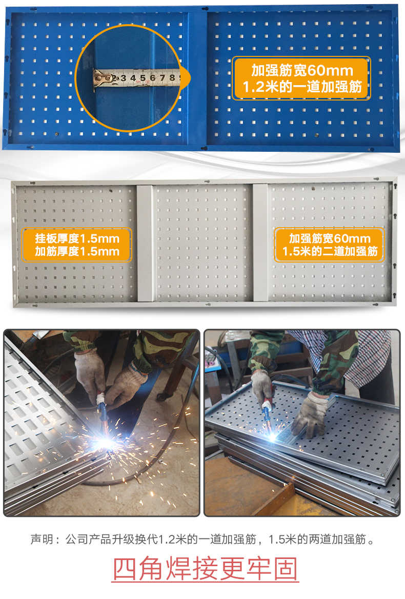 馳兔五金工具掛板方孔板洞洞板上墻掛板工具整理架孔板工具架掛板