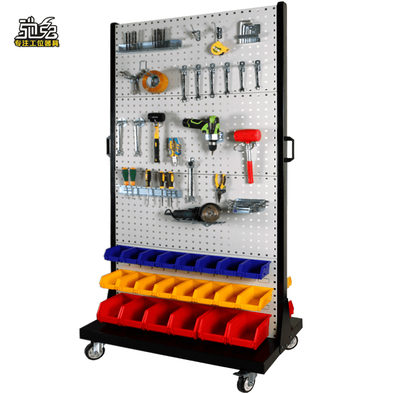 馳兔方孔工具掛板車間維修工具架子多功能物料