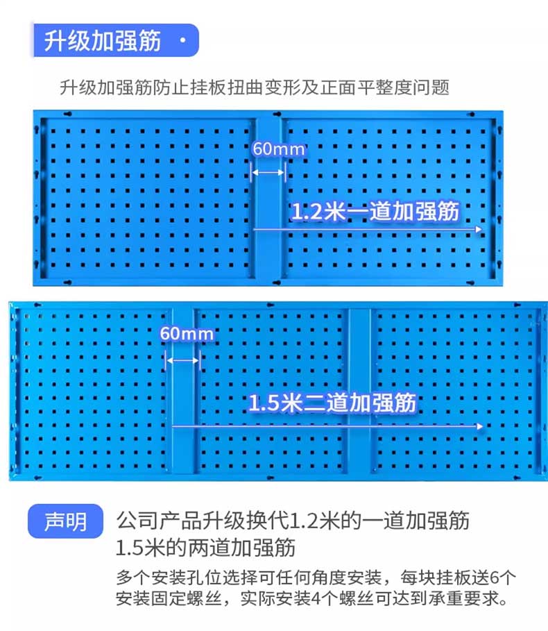 馳兔五金工具掛板架維修方孔洞洞板置物架上墻收納整理架掛板掛鉤
